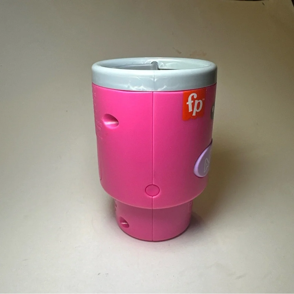 Fisher Price Laugh & Learn Wake Up & Learn Coffee Mug‎ Cup Pink Talking Singing